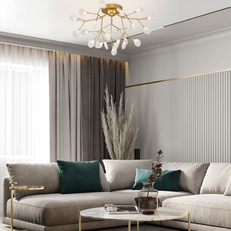 Smart ceiling lamp Foglia, 3W, G4, 75x75x40.5 cm-5