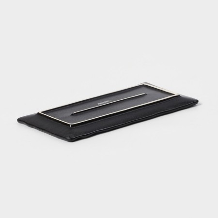 Porcelain dish for feeding Magistro Pietra Lunare, 25 × 12 cm, black color-3
