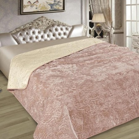 Elite blanket with fur, 160x220 cm