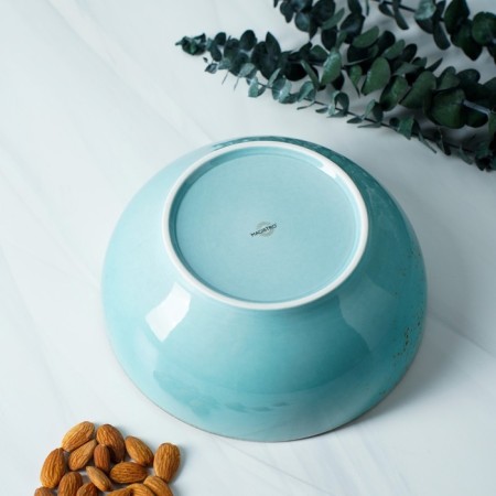 Porcelain salad Magistro "Cerera", 1.1 l, 18.5 × 7.5 cm, blue color-7