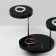 Standing for Rings Round, 3 tiers, 11.5 × 10.5 × 7 cm, black color