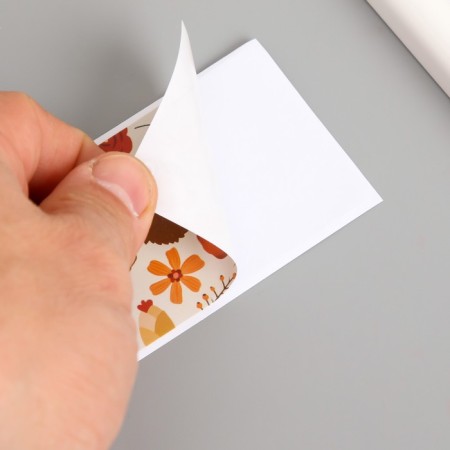 Sticker paper Gratitude "bird" set 50 pcs 10x5 cm-2