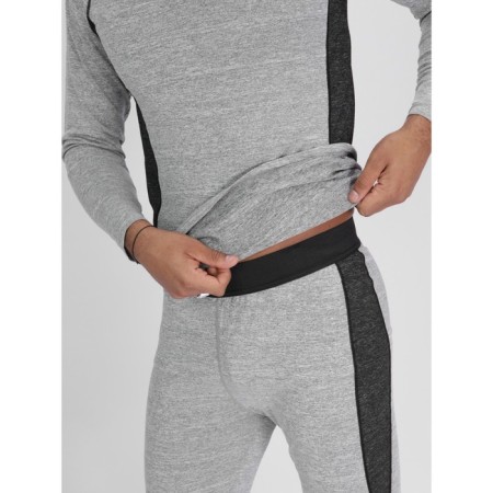 Thermal underwear is male, size 50-52, the color is light gray-6
