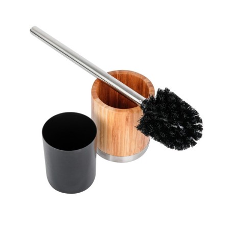 Axentia bonja toilet from bamboo and stainless steel Ø 9.5 cm, height 36 cm-4