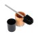 Axentia bonja toilet from bamboo and stainless steel Ø 9.5 cm, height 36 cm