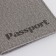 Passport cover, gray color