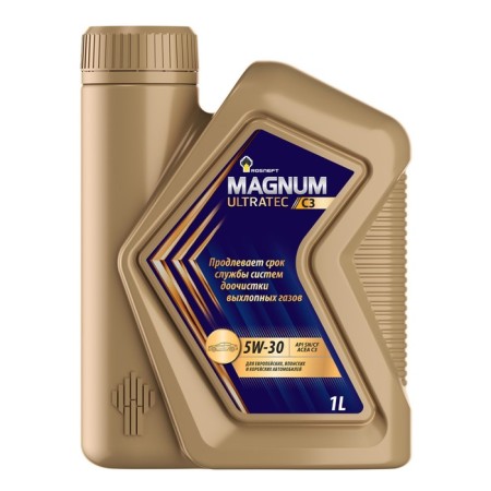 Motor Rosneft Magnum Ultratec 5/30, C3, synthetic, 1 liter
