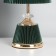 Table lamp "Claudia" 1x40W E27+LED Emerald Belief/Gold 15x15x32.5cm 10683