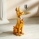 Table decorative stand "Doberman with glasses" 26x46x74 cm