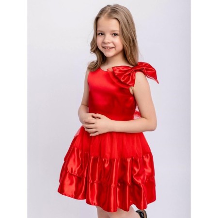 Dress "Sofia", height 116 cm, red color-4