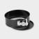 The form for baking the share "Elin. Circle ", d = 18 cm, removable bottom, anti -stick coating, black color
