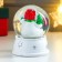 Souvenir Polystone Water Ball "A Snowman in a School hat, with a Christmas tree" D = 6.5 cm 8x6.5x6.5 cm
