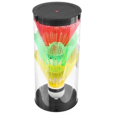 Volan for badminton, 3 pcs., Plastic
