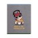Notebook of 48 sheets in the Meshu "Mood" cage, cover coated cardboard, VD-LK, OFSET Block, MIX