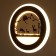 Bra "Deer" LED 24W 3000-4000K Black 22x3.5x22 cm