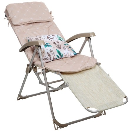 Swess chair, mattress + pillow, sand color-6