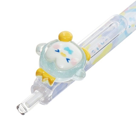 Handle gel automatic erased ink, 0.5 mm, blue rod, little animals mix-3