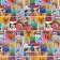 Glossy packaging "New Year's Pop-Art", 70 x 100 cm, 1 sheet