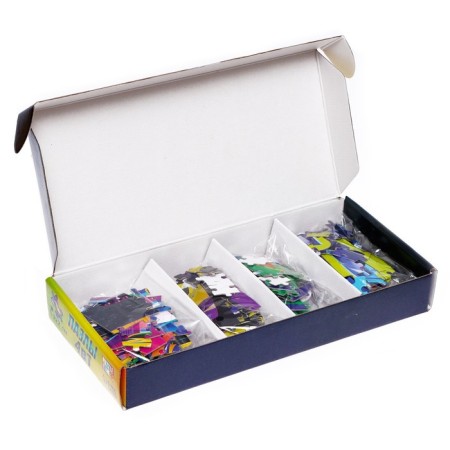 A set with curly puzzles 4 in 1 "Night Race"-4