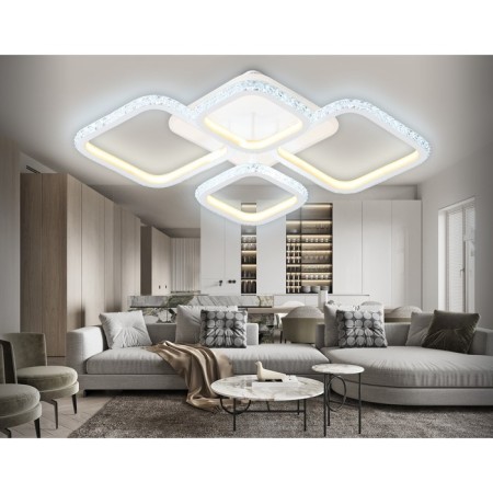 LED ceiling LED with Ambrella Light, Original, Fa9541, 4XLED, 108 W, 8100LUM, 3000, 6400K, white color.-2
