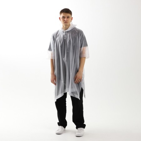 Rawland adult poncho “Go to...”, oversize, 44-52, 97 x 120 cm, white color-9