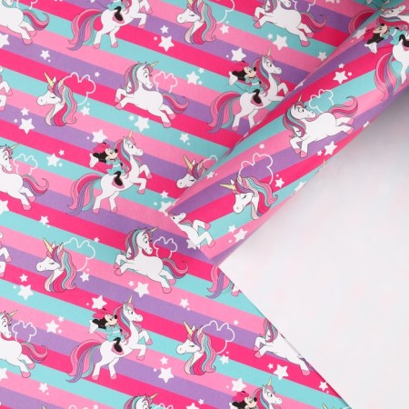Packing paper, 70x100 cm, Minnie Mouse and Unicorn-3