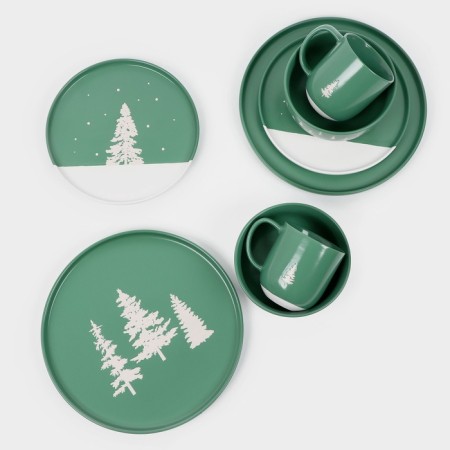 New Year's ceramic "Winter Forest" mug, 400 ml-3
