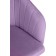Computer chair thibault plastic/velor, white/purple 60x60x81 cm