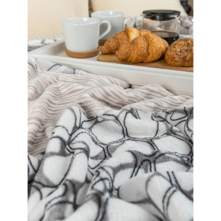 Texrepublic blanket, size 180x200 cm, gray color-7