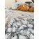 Texrepublic blanket, size 180x200 cm, gray color