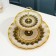 Ebel "Mehendi", 2 levels, beige color with gold