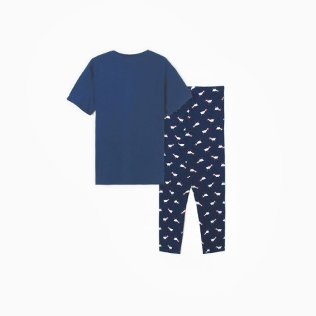 Pajama men's kaftan "New Year's game", size 52-11