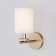Wall lamp EuroSvet Caprera 60146/1, E14, 1x40W, 200x120x270 mm, brass color