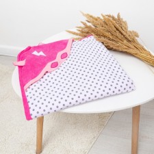 Building corner for children, size 90x90, pink color, Makra, 100% cotton