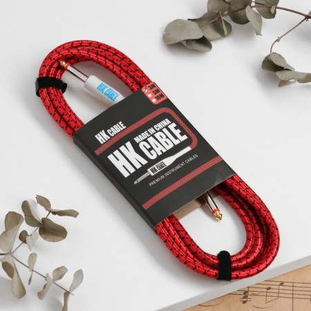 Music Life tool cable, 3 meters, plug 6.5 mm, red