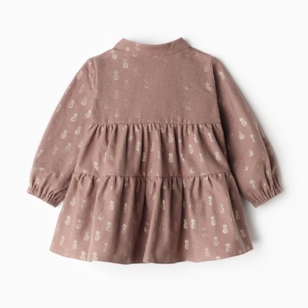 Baby dress I "pineapple", height 74-80, brown-4