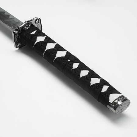 Suv. Product Katana 3V1 on a stand, scabbard wood, black gloss 54/81/100cm, hilt mix-11