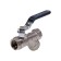 Ballic Aqualink, Pn 30 tap, internal thread 3/4 ", oblique filter, handle, nickel.
