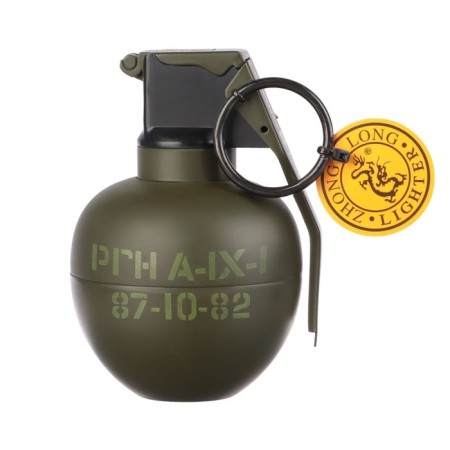 Gas lighter with an ashtray "grenade"-1