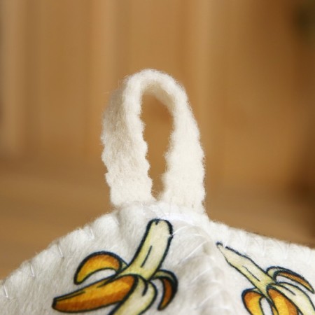 Bath cap with a print "Banana"-1