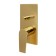 Shower mixer Wasserkraft Abens 5561, single -legged, watering can, without spout, gold