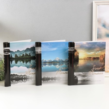 Photo album magnetic 20 sheets "landshaft-8" 23x28cm mix
