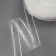 Curtain tape, organza, 4.5 cm, 50 ± 1 m, transparent/white color
