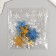 Decor for creativity "Color snowflakes" 3 × 3 cm (set 12 pcs) mix