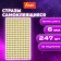 Rhound rhinestones "round", color gold, 6 mm, 247 pcs.