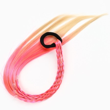 Hair strand on elastic band, 40 cm-1