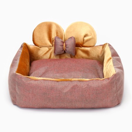 Lynchik "Milash", 52 x 42 x 15, calico, plush, beige-brown-9