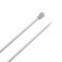 Right aluminum knitting needles with 35 cm/3.0 mm coating