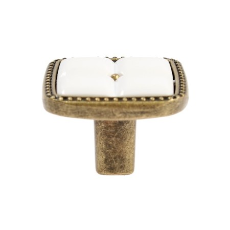 Pen Elegant button, ceramic, bronze color