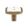 Pen Elegant button, ceramic, bronze color